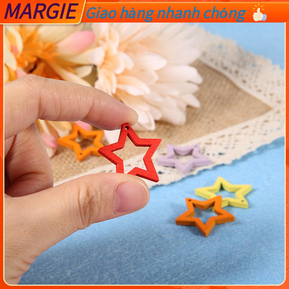 MARGIE 50 chiếc Bông tai bằng gỗ Phụ kiện Màu ngẫu nhiên Điện thoại Bộ mặt dây chuyền trang trí tóc