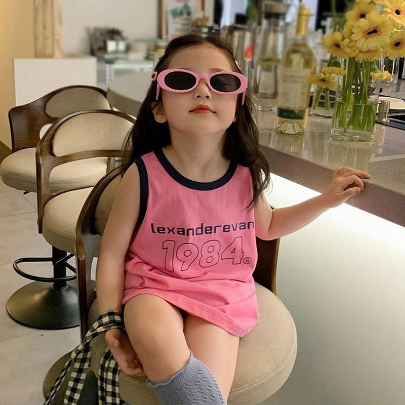 Khung Treo Đồ Dùng Em Bé Tiện Dụng Chất Lượng Cao❤Đầm Không Tay In Chữ Phong Cách Hàn Quốc Dễ Thương Thời Trang Mùa Hè Dành Cho Bé Gái 3-8 Tuổi