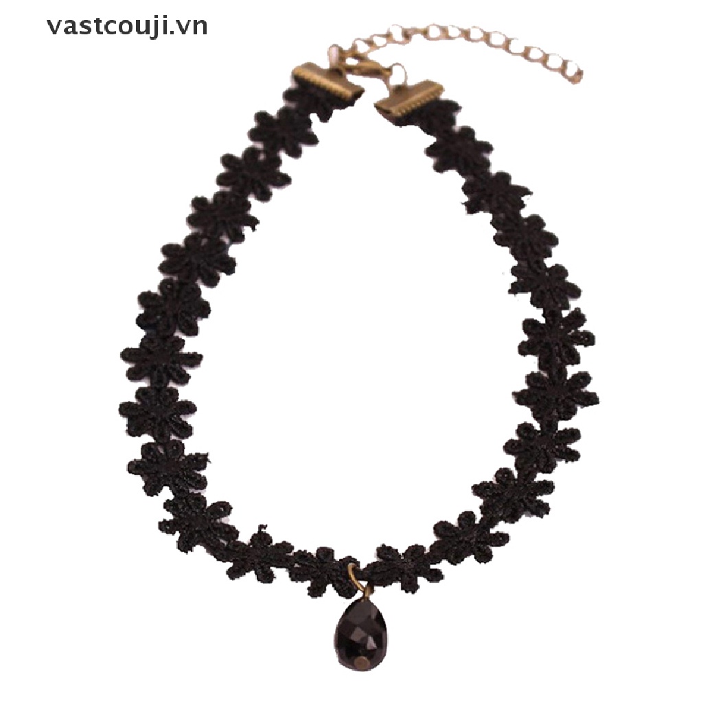 Vòng Cổ Choker Dây Nhung Phong Cách Gothic Thời Trang Cho Nữ