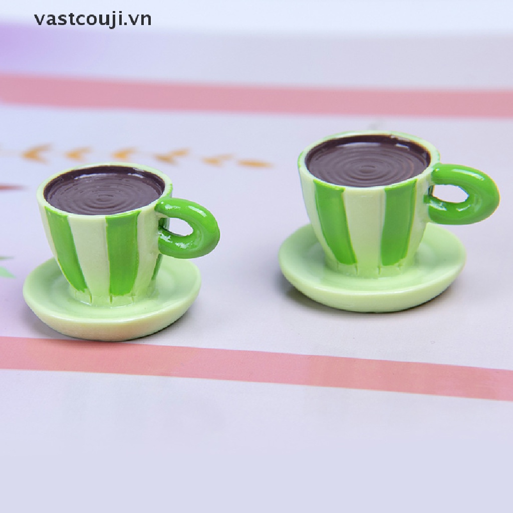 Bộ Ly Tách Uống Trà / Cà Phê Tỉ Lệ 1: 12 Dùng Trang Trí Nhà Búp Bê