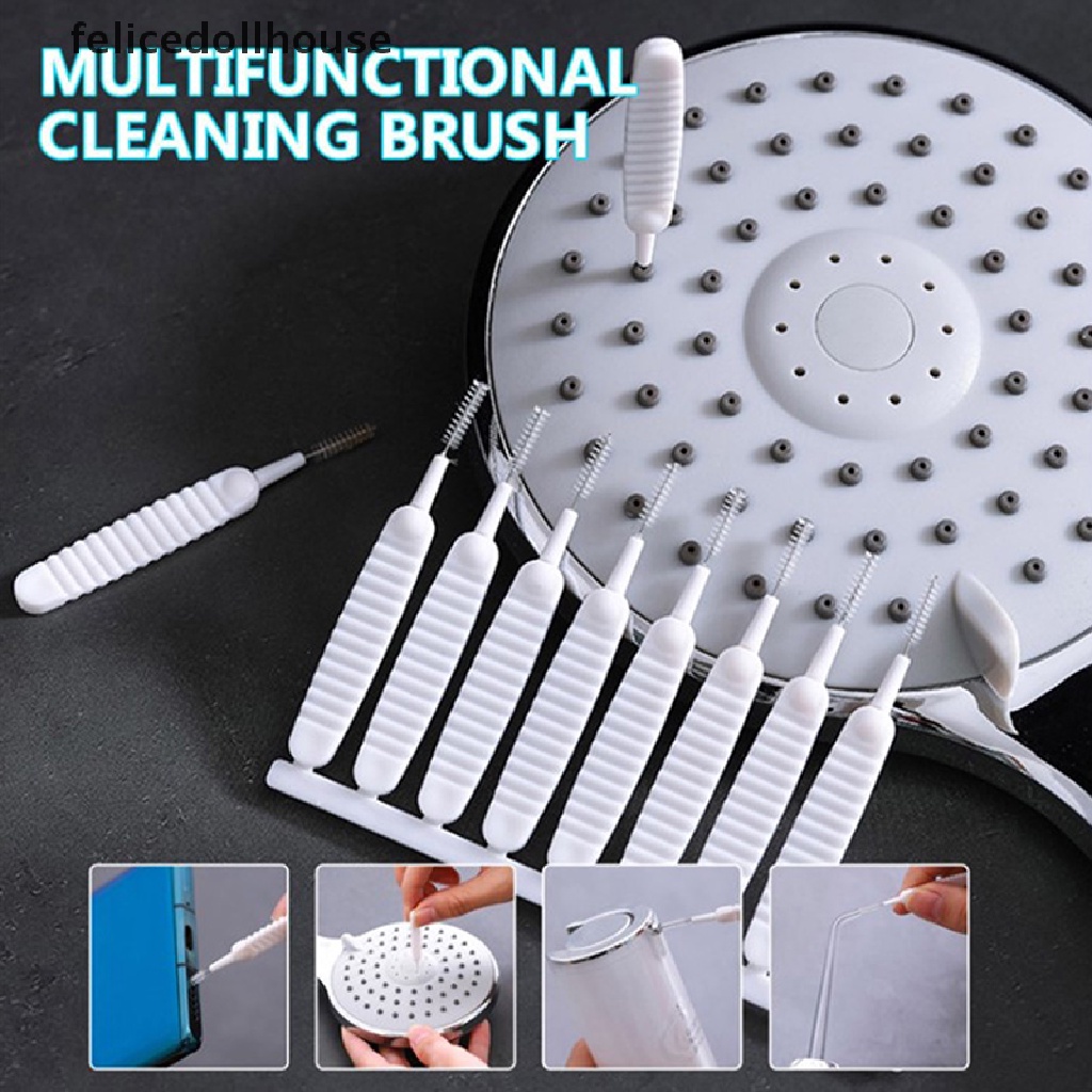 Bộ 10 Bàn Chải Làm Sạch Lỗ Chân Lông Vòi Hoa Sen