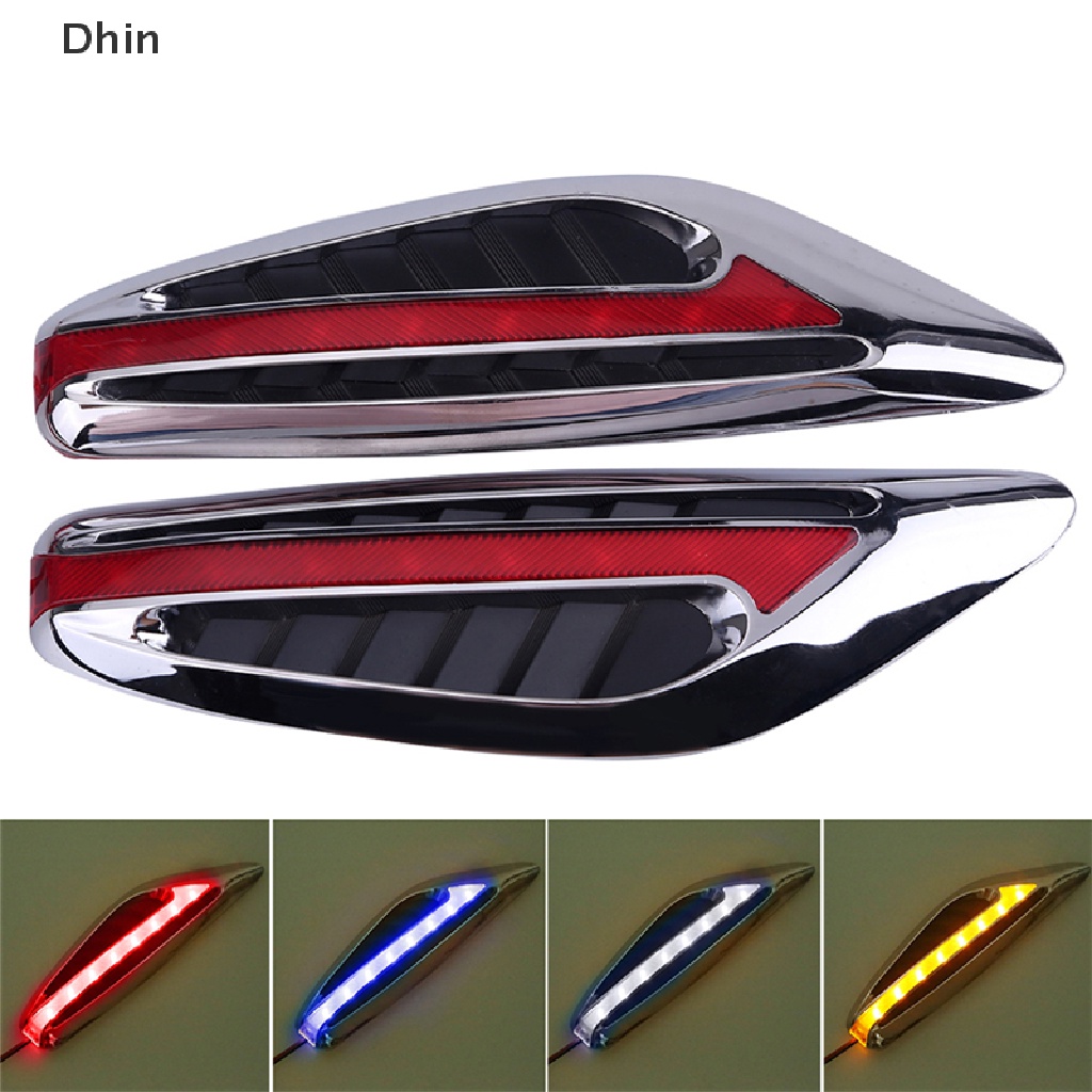 FENDER Cặp 2 Cặp Đèn LED Tín Hiệu Ánh Sáng Trắng / Vàng / Đỏ / Xanh Dương Cho Vô Lăng Xe Hơi