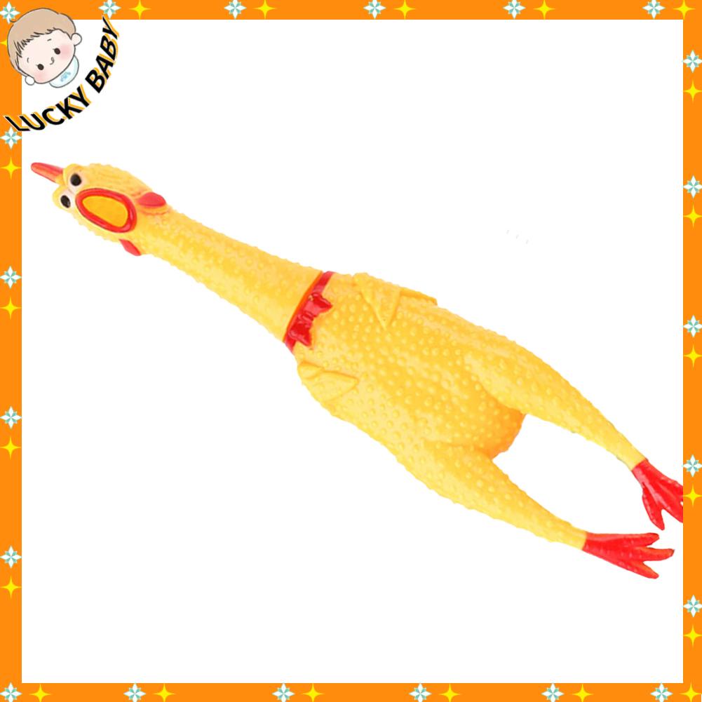 LUCKYBABY La Hét Gà Đồ Chơi Cho Chó Màu Vàng Giảm Stress Ngộ Nghĩnh An Toàn Squaking Người Lớn Trẻ Em
