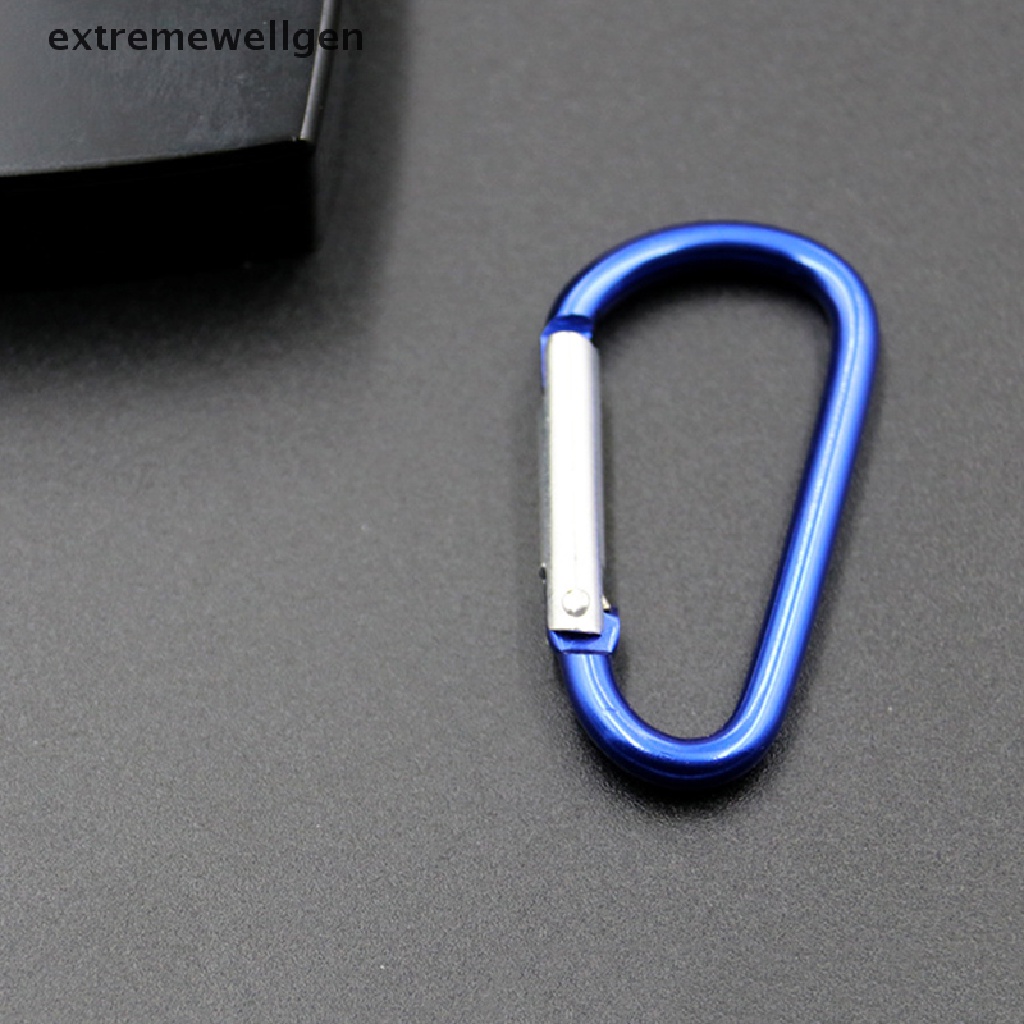 Set 10 Móc Khóa Chữ D Bằng Hợp Kim Nhôm Nhiều Màu Sắc