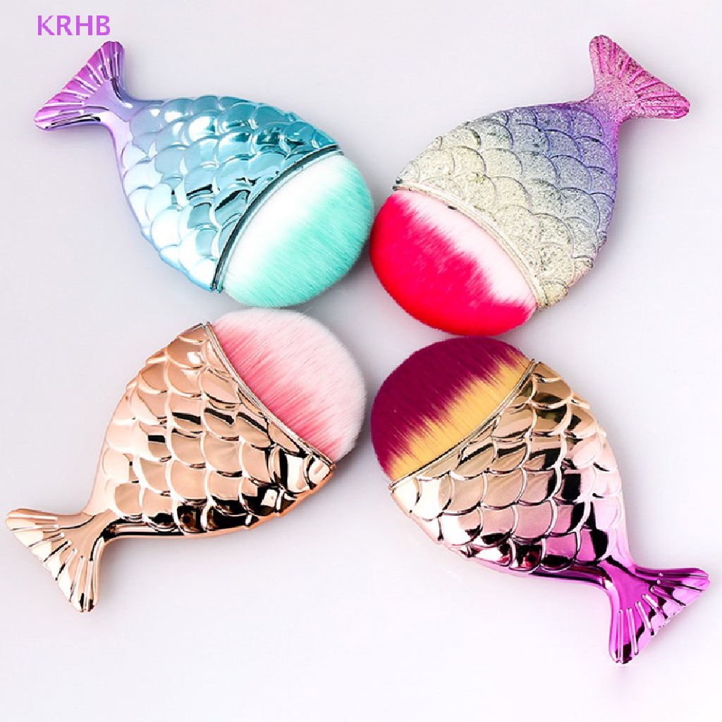 Cọ Trang Điểm Đáy Phẳng Hình Đuôi Cá KRHB