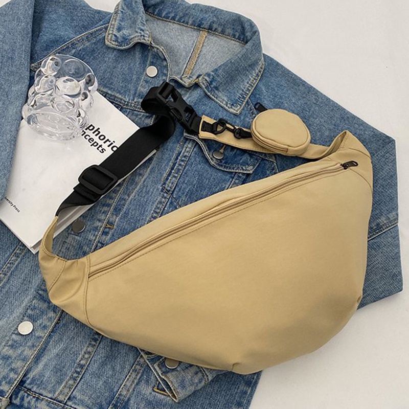 Ielgy Túi Đeo Chéo nylon Phong Cách retro Thời Trang Thường Ngày Cho Nữ