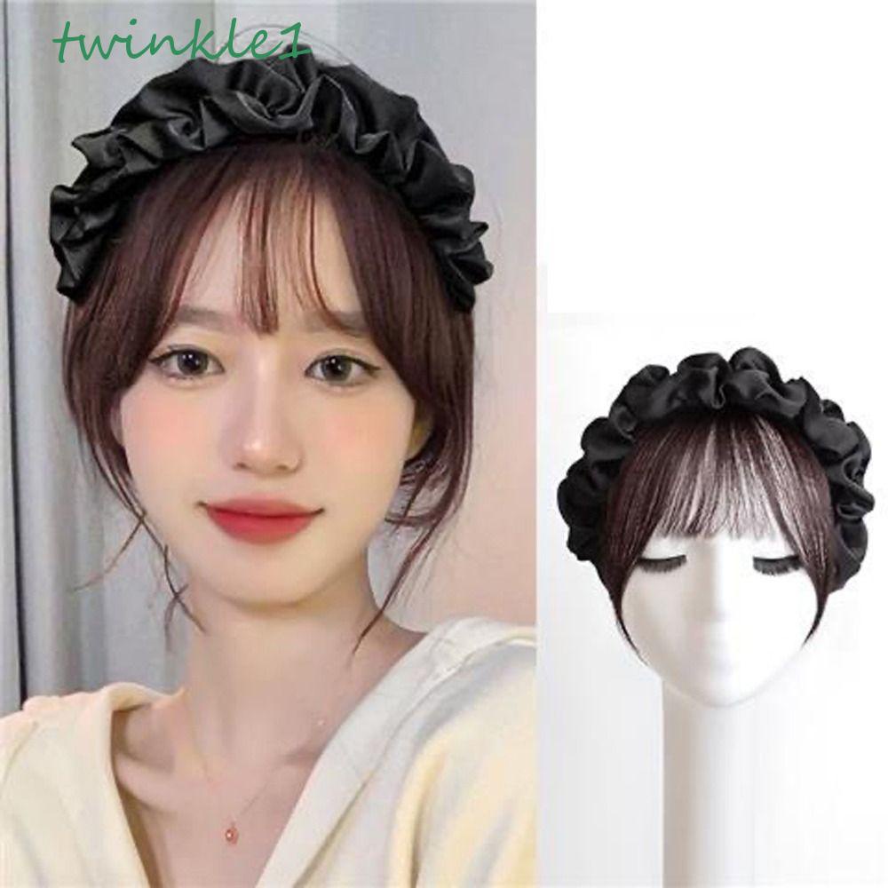 Bộ Tóc Giả Kiểu Đám Mây Lấp Lánh Phong Cách Vintage Cho Nữ