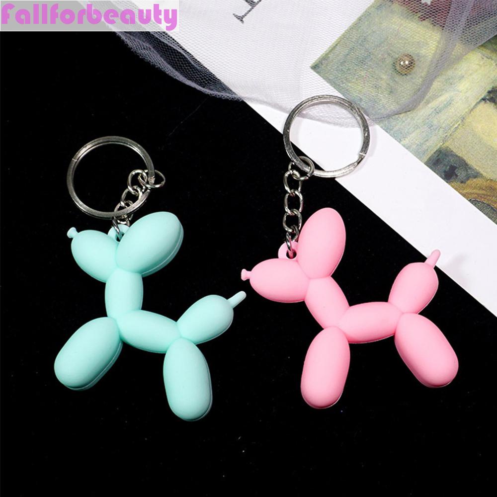 Móc Chìa Khóa Bằng PVC Mềm Hình Chú Chó Hoạt Hình Dễ Thương