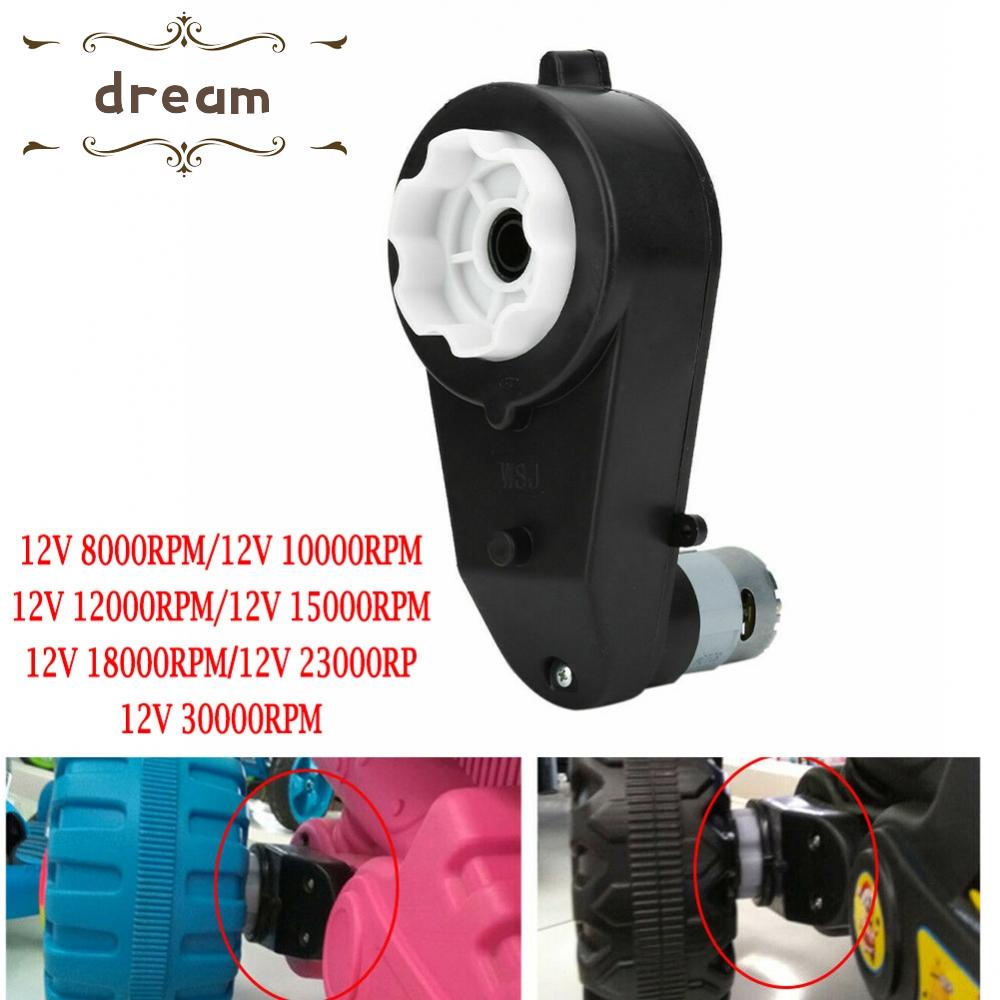 【DREAMLIFE】Electric Gearbox PP Part 12V 8000-30000RPM Assembly Category Practical