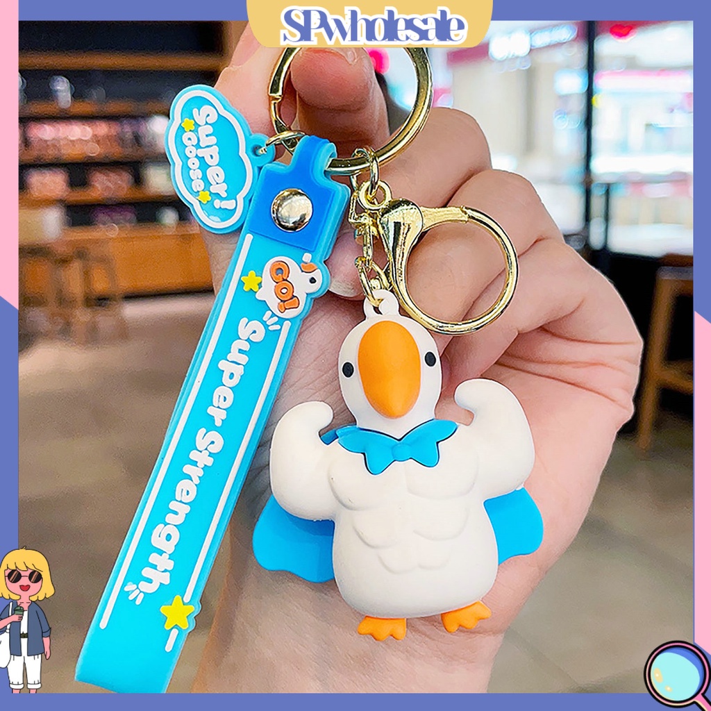 <SPwholesale> Móc Khóa Hình Con Ngỗng 3D Dễ Thương