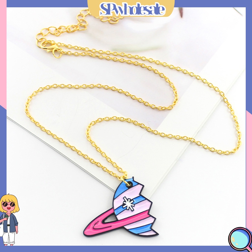 &lt;SPwholesale&gt; Bộ 2 Vòng cổ Hợp Kim Hình Hành Tinh Thời Trang Cho Nữ