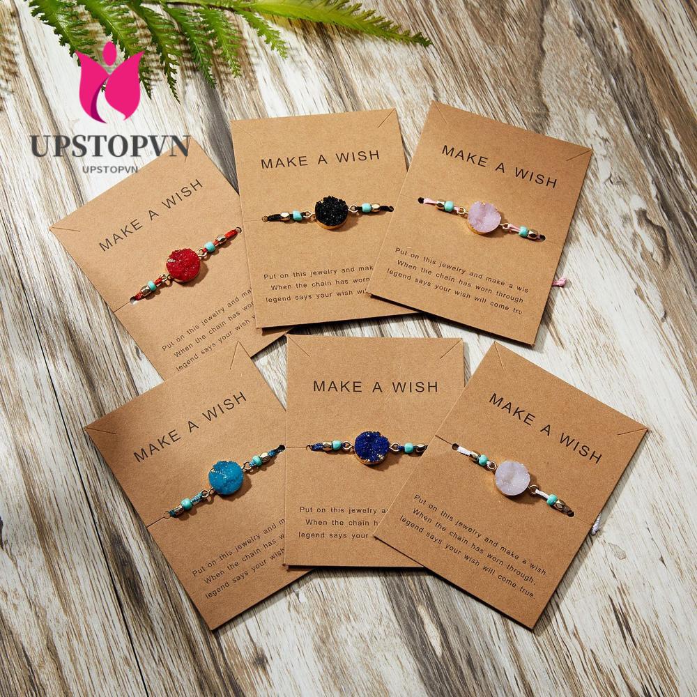 Vòng Tay Dây Bện Bằng Resin Có Thể Điều Chỉnh