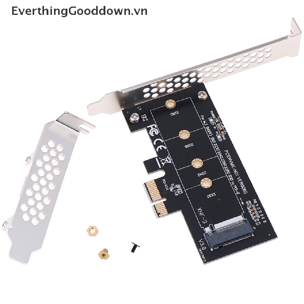 Everthinggooddown PCI-E Sang M2 Adapter 3.0 x1 Sang NVME SSD Hỗ Trợ 2230 2242 2260 vn
