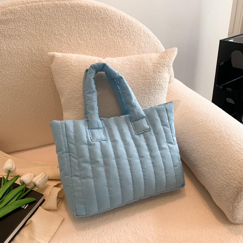 Túi Xách Cotton Cỡ Lớn Màu Trơn Thời Trang Xuân Hè 2023 Cho Nữ