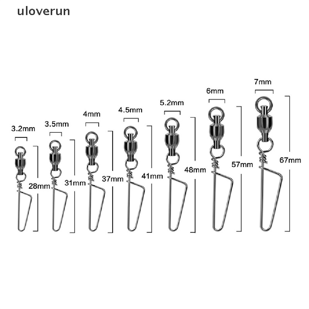 Vòng Bi Xoay Câu Cá 0-10# Đầu Nối Ống Nước Bằng Thép Không Gỉ Chuyên Dụng Cho Câu Cá