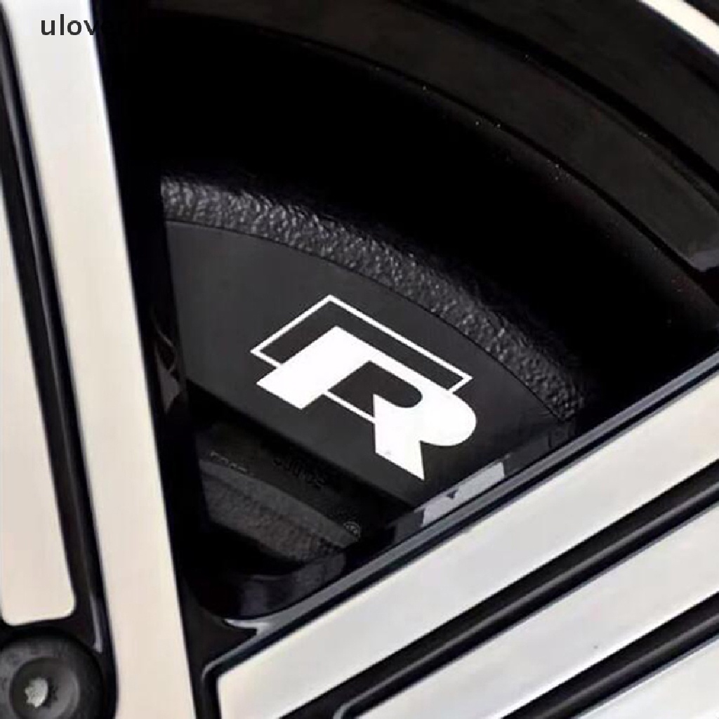 Uloverun Set 4 Đề Can Dán Trang Trí Phanh Xe GOLF R Chất Lượng Cao