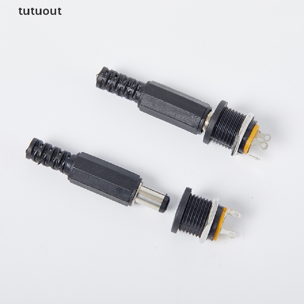 Set 5 Phích Cắm Đực + 5 Ổ Cắm Cái DC022 5.5 * 2.1mm DC 12V Chuyên Dụng