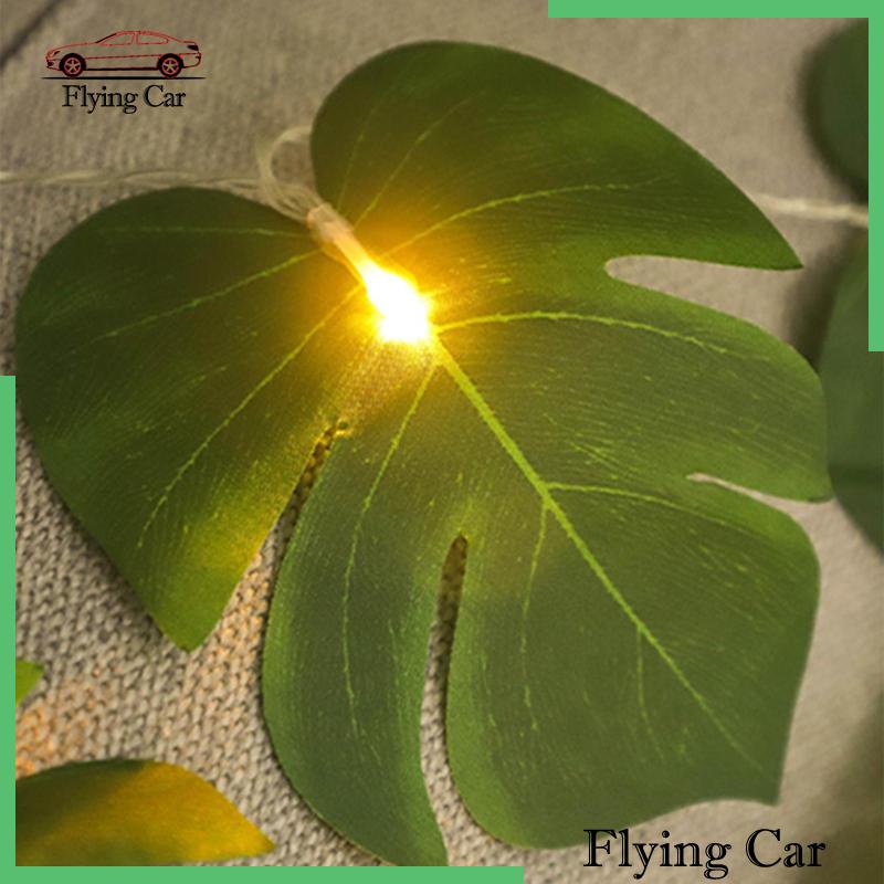 Dây Đèn Led 2 Bóng Hình Lá Nhiệt Đới Dùng Trang Trí Nhà Cửa / Sân Vườn / Tiệc Tùng