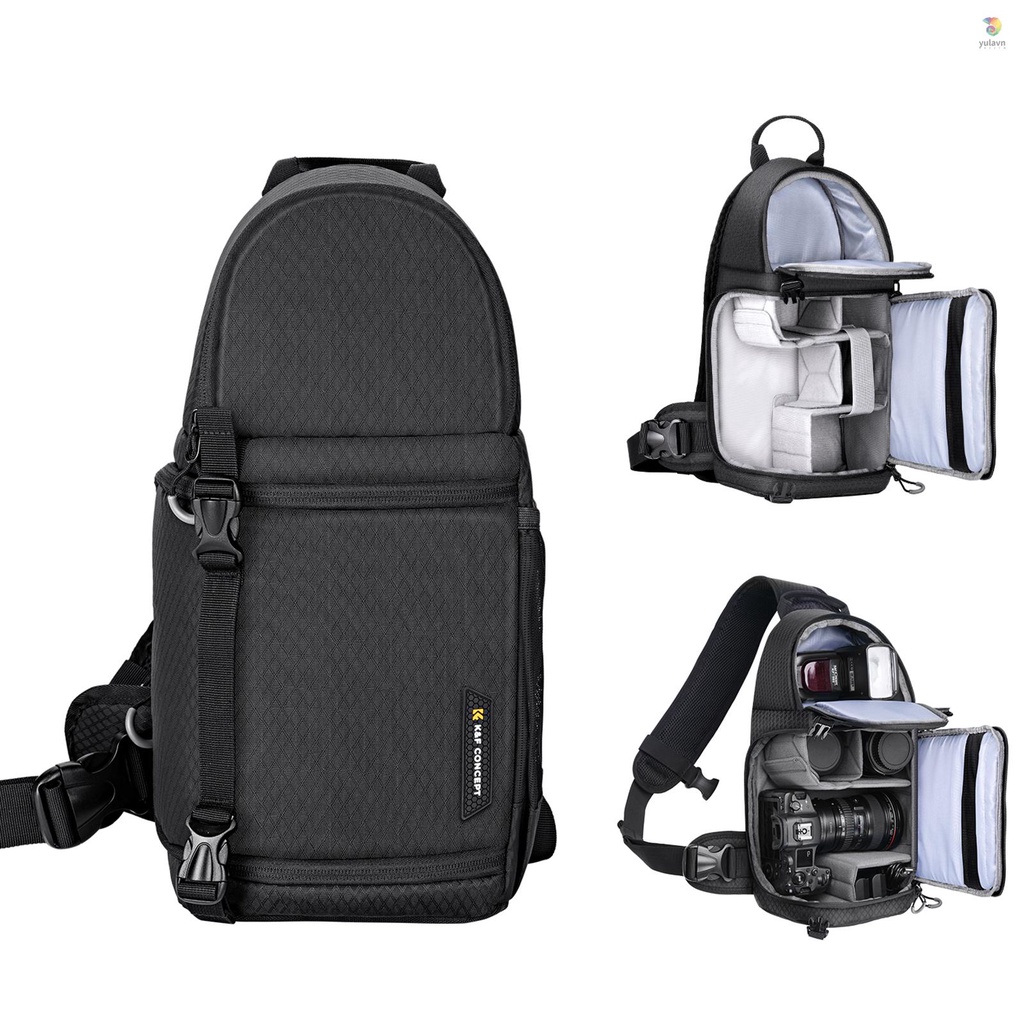 Túi Đựng Máy Ảnh K &amp; F Chống Sốc Dung Tích 10L Cho DSLR / SLR / Camera Không Gương