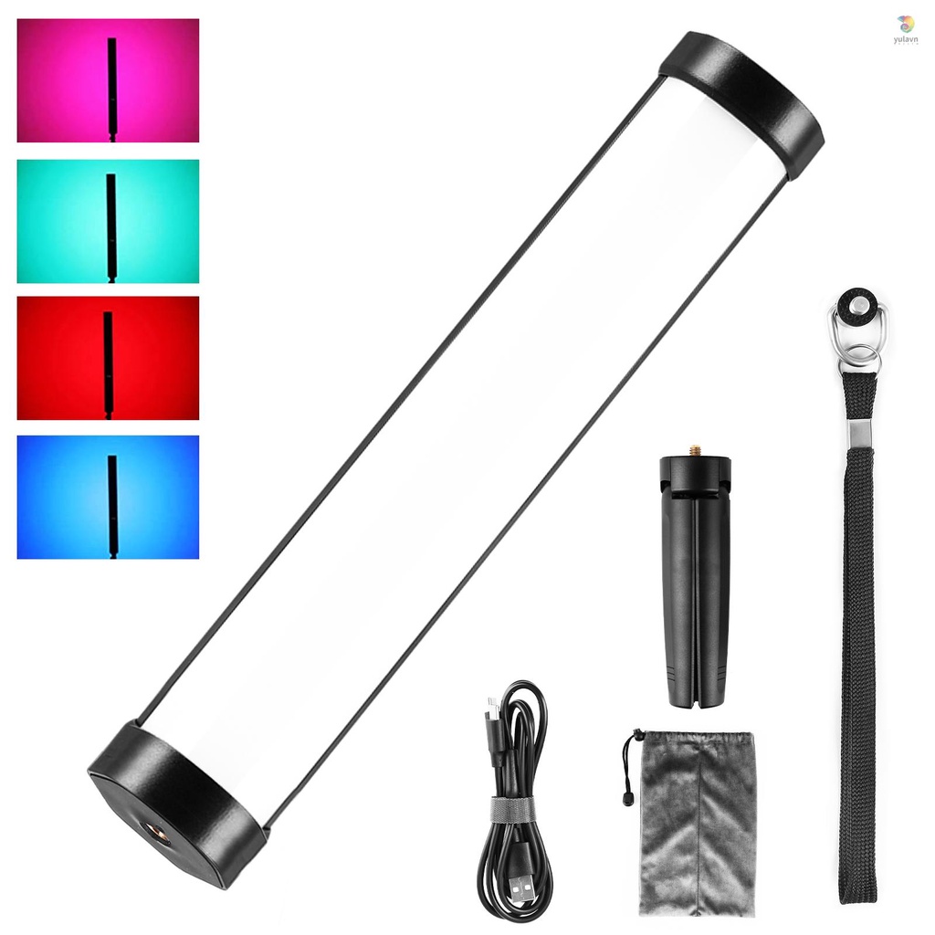 Thanh Đèn LED RGB Andoer 2800K-8500K Không Điều Chỉnh Nhiệt Độ / Độ Sáng CRI95 TLCI97 15 Pin 3000mAh 1 / 4-inch I