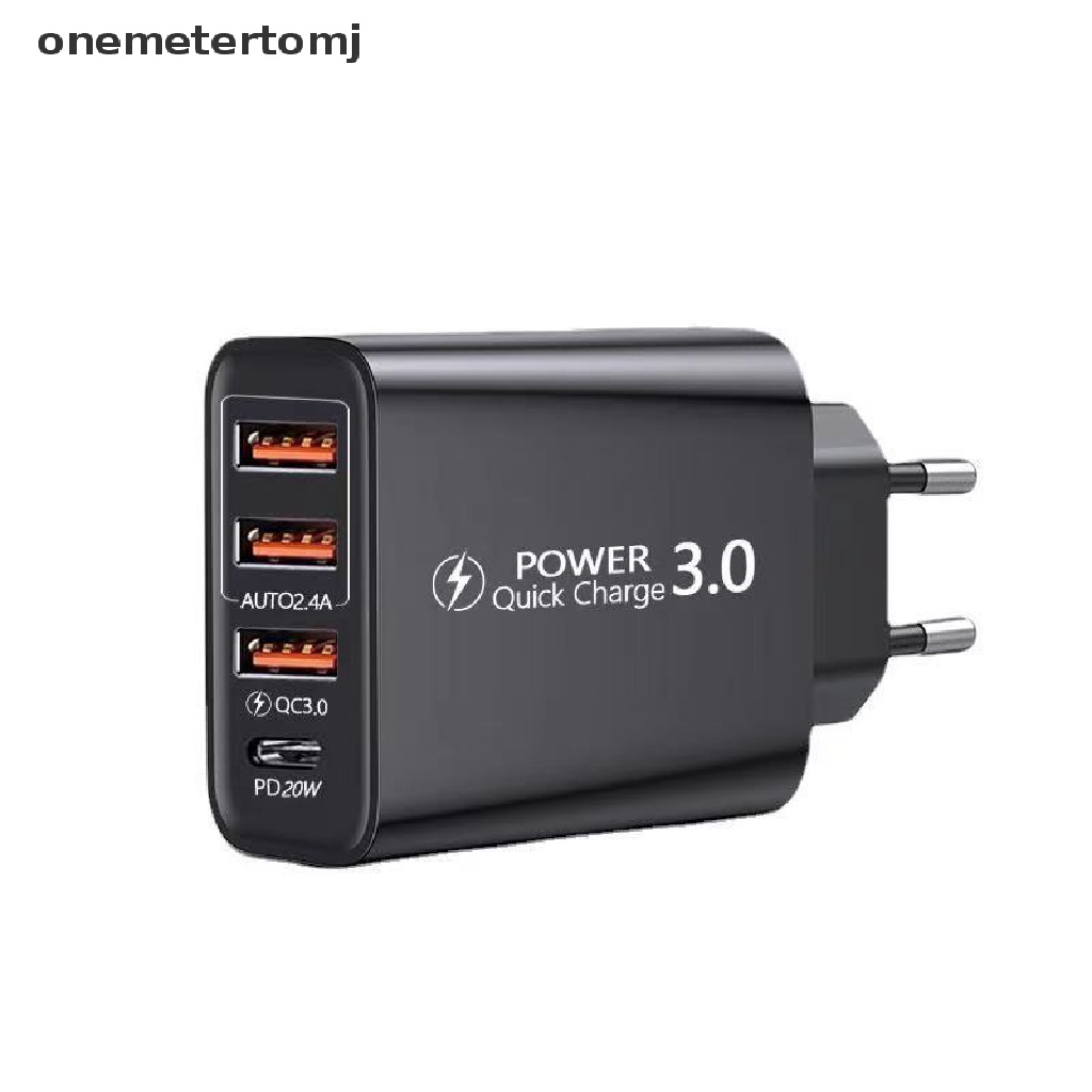 Onemetertomj 1 Bộ Sạc 3 Cổng Usb + Type-C Đa Năng