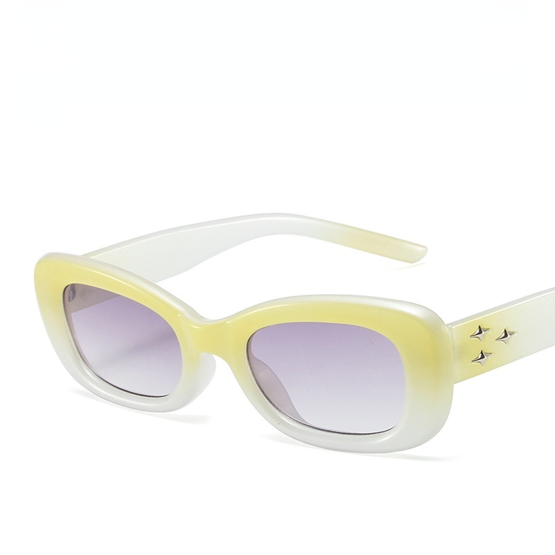 Kính Mát Gọng Vuông Thời Trang Mới Cho Nam Nữ Màu Sắc