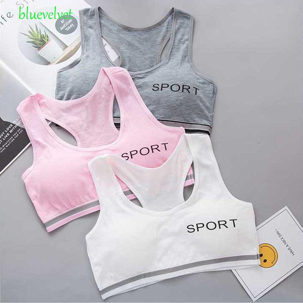 Áo Ngực Thể Thao Chống Chảy Xệ Kèm Mút Xốp Dành Cho Nữ Tuổi Teen