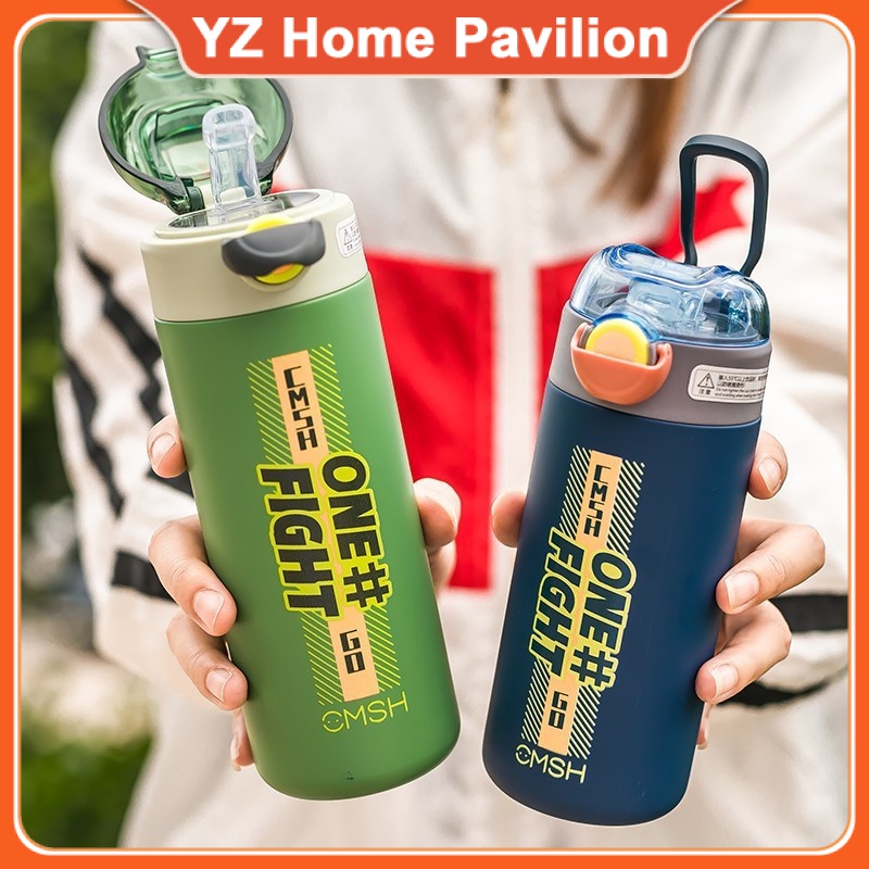 bình giữ nhiệt lock lock dễ thương nóng lạnh coffee tumbler ins đơn giản mới cốc cách nhiệt trẻ em ống hút trẻ em có giá trị cao thể thao nam thể thao mang theo cốc nước học sinh tiểu học chai nước