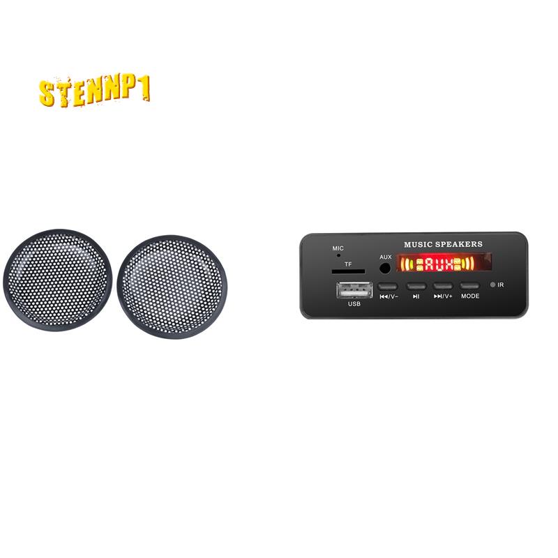 Lưới Kim Loại Bọc Loa Bluetooth 12V Hỗ Trợ Thẻ Tf Fm Radio Mp3