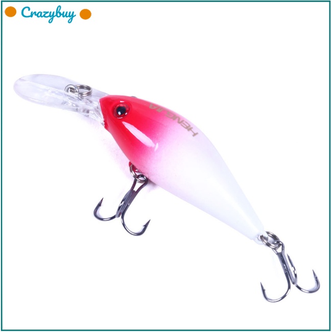 Cr Mồi Câu Cá Giả Bằng Nhựa Cứng 3d Màu Sắc Tươi Sáng