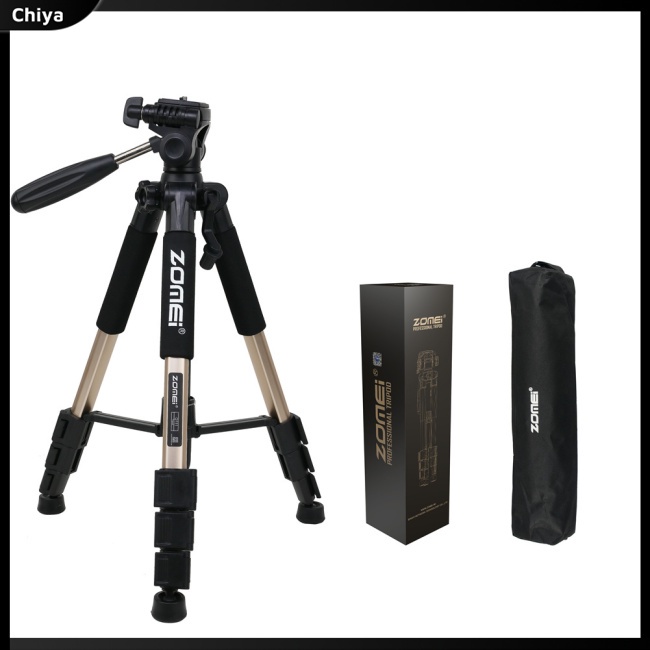 Giá Đỡ Ba Chân Bằng Nhôm Chuyên Nghiệp Zomei Q111 Cho Máy Ảnh Kỹ Thuật Số Dslr