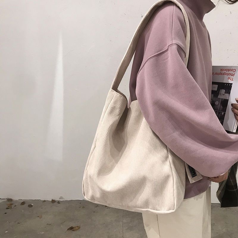 Túi Xách Canvas Cỡ Lớn Thời Trang Vintage Cho Nữ