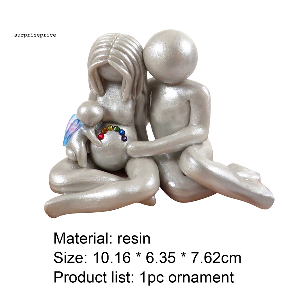 Mô Hình Trang Trí Phòng Khách / Bé Bằng Nhựa Resin Nhỏ Xinh Sáng Tạo