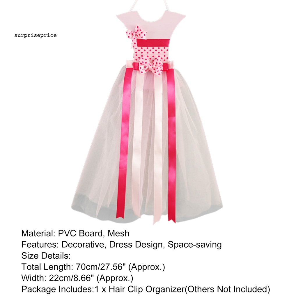 Giá Đỡ Kẹp Tóc / Kẹp Tóc Bằng PVC Đa Năng In Họa Tiết Chấm Bi Xinh Xắn Tiện Dụng