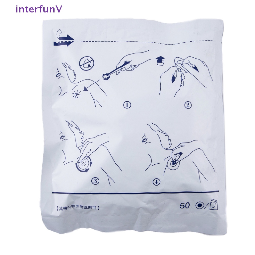 Bộ 50 Miếng Dán Điện Cực ECG Dùng Một Lần Bằng Vải Không Dệt