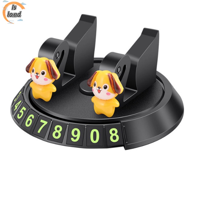 Giá Đỡ Biển Số Xe Hơi Tự Dính Xoay 360 Độ In Họa Tiết Hoạt Hình Dễ Thương