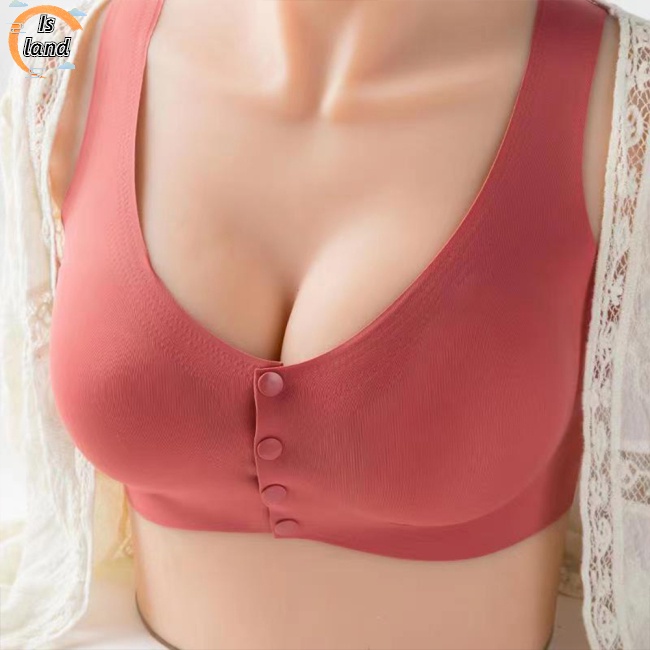 [IS] Áo Ngực Cotton Mềm Không Gọng Thép Độ Co Giãn Cao Thoải Mái Cho Phụ Nữ Mang Thai