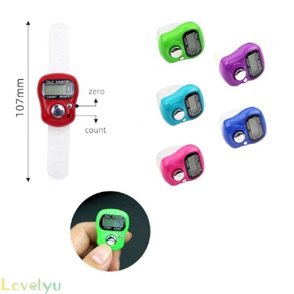 ⭐2023 ⭐Finger Counters 5 Digit Counting Electronic Finger Counter Plastic/rubber