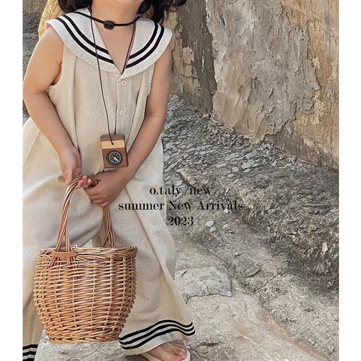 Jum thuỷ thủ quần suông bé gái