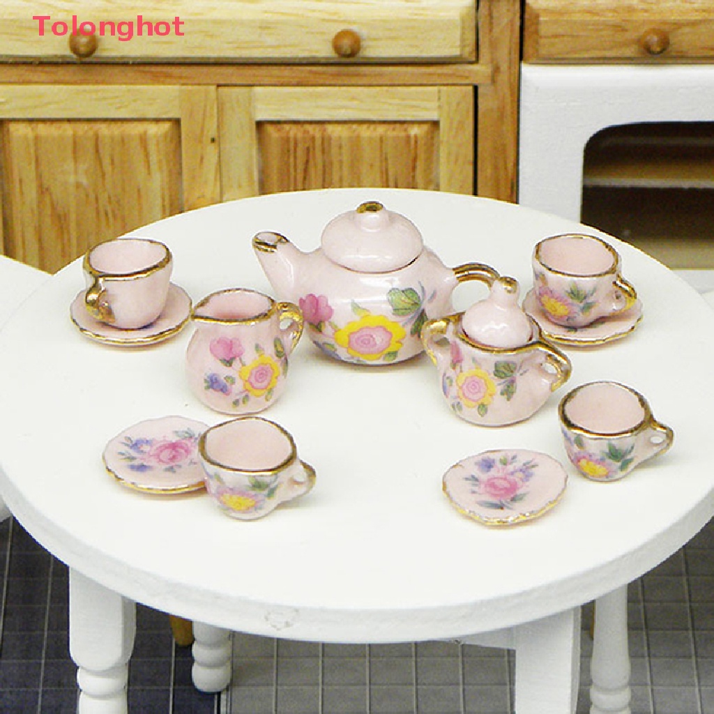 Set 11 Món Chén Đĩa / Cốc Nước 1: 12 Dùng Trang Trí Nhà Búp Bê