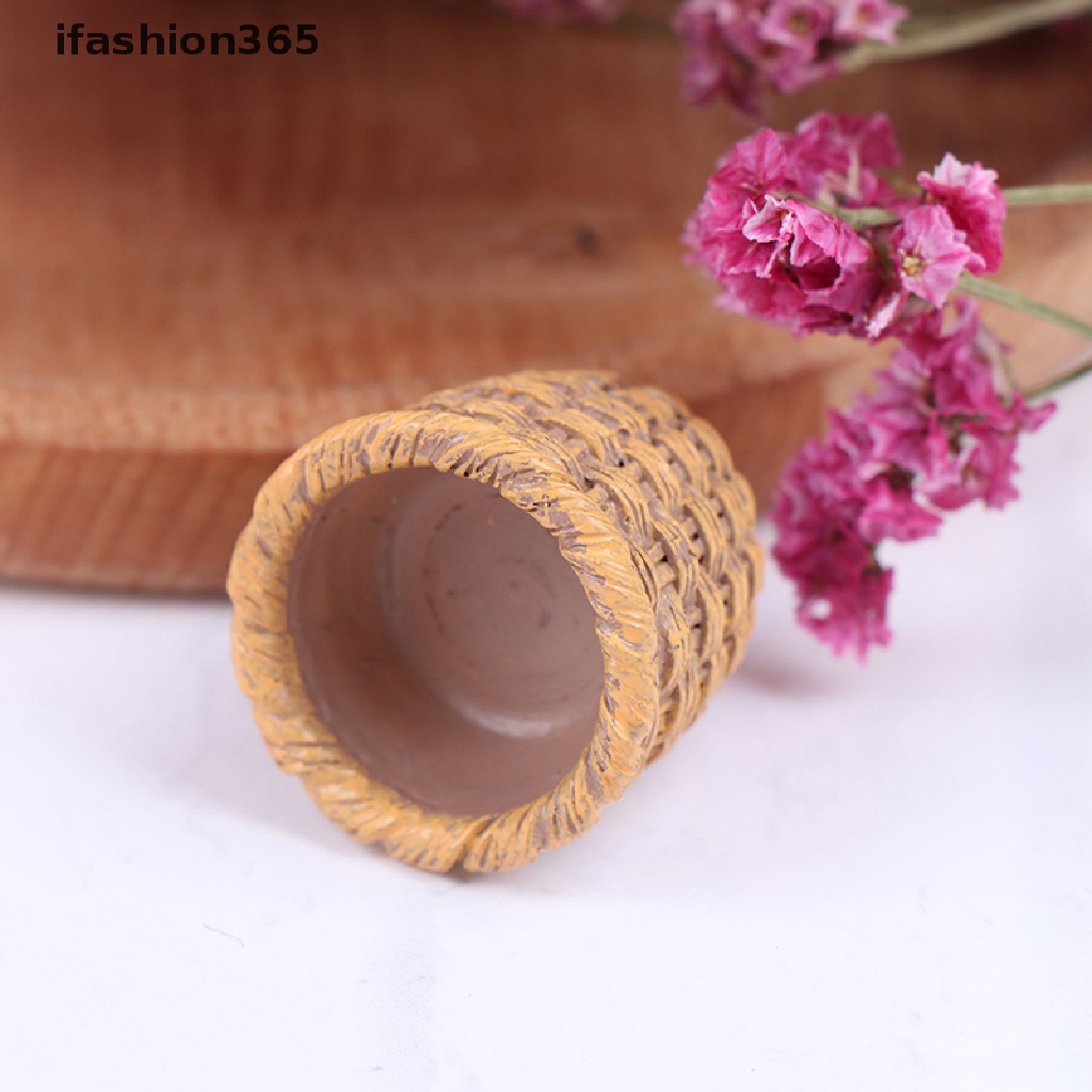 1 Giỏ Đựng Đồ Dùng Bằng Nhựa Resin Cho Nhà Búp Bê 1: 12