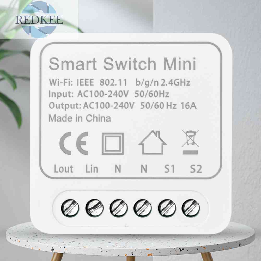 Công TắC ĐèN WiFi Thông Minh 2 ChiềU 16A KèM Phụ KiệN