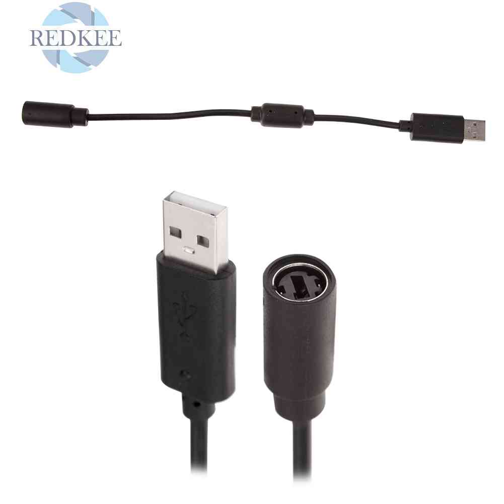 Set 2 Cáp Nối USB Cho Tay Cầm Chơi Game Xbox 360