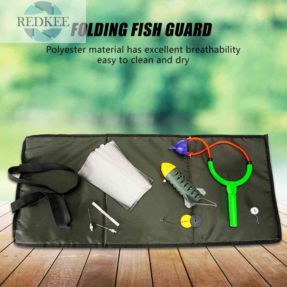 Bộ Thảm Trải Đa Năng Trọng Lượng Nhẹ Kèm Lồng Mồi Câu Cá Tiện Dụng