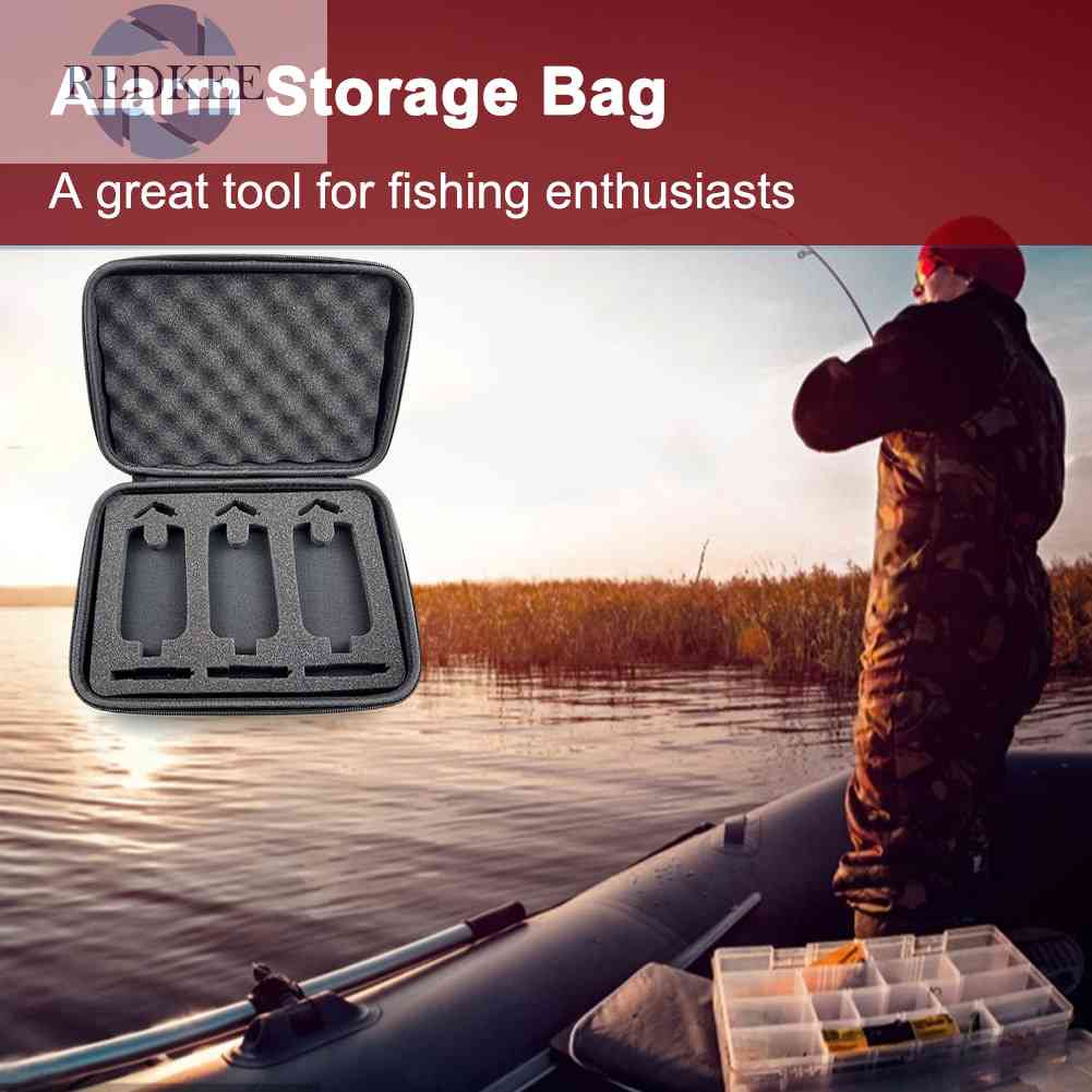 Hộp Đựng Báo Cá Cắn Câu Có Khóa Kéo 9.8x6.9x2.2in