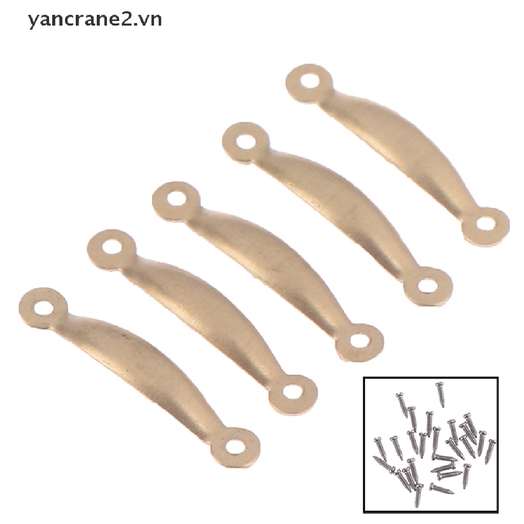 Set 12 Tay Nắm Cửa / Ngăn Kéo Tủ Nội Thất Cho Nhà Búp Bê Tỉ Lệ 1: 12