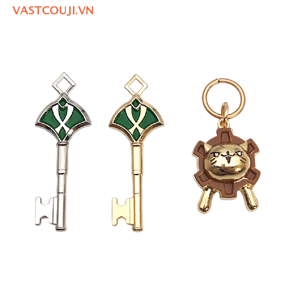 Móc Khóa VASTJI Hóa Trang Va Chạm Alhaitham Kaveh Kawaii
