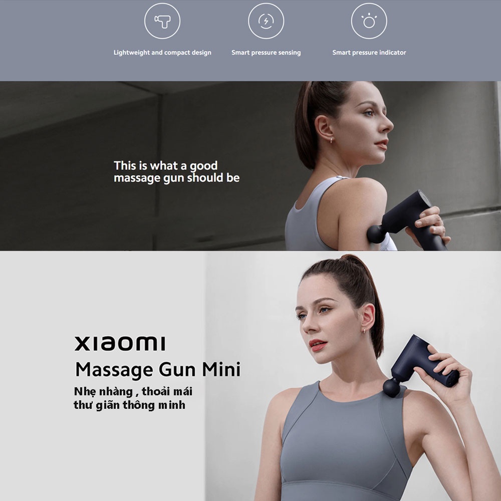 Súng massage cầm tay mini Xiaomi Mijia Gun Mini YMJM-M351 - Bảo hành 3 tháng - Shop  MI Ecosystem Authorized