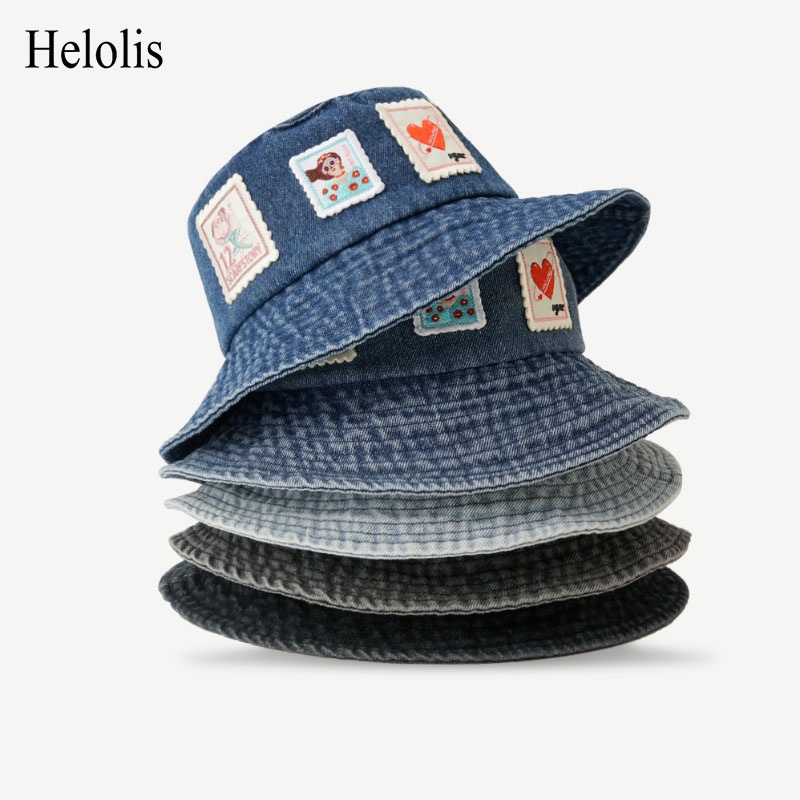 Nón Tai Bèo Denim Chống Nắng Kiểu Hàn Quốc Dễ Phối Đồ Thời Trang Cho Nam Và Nữ