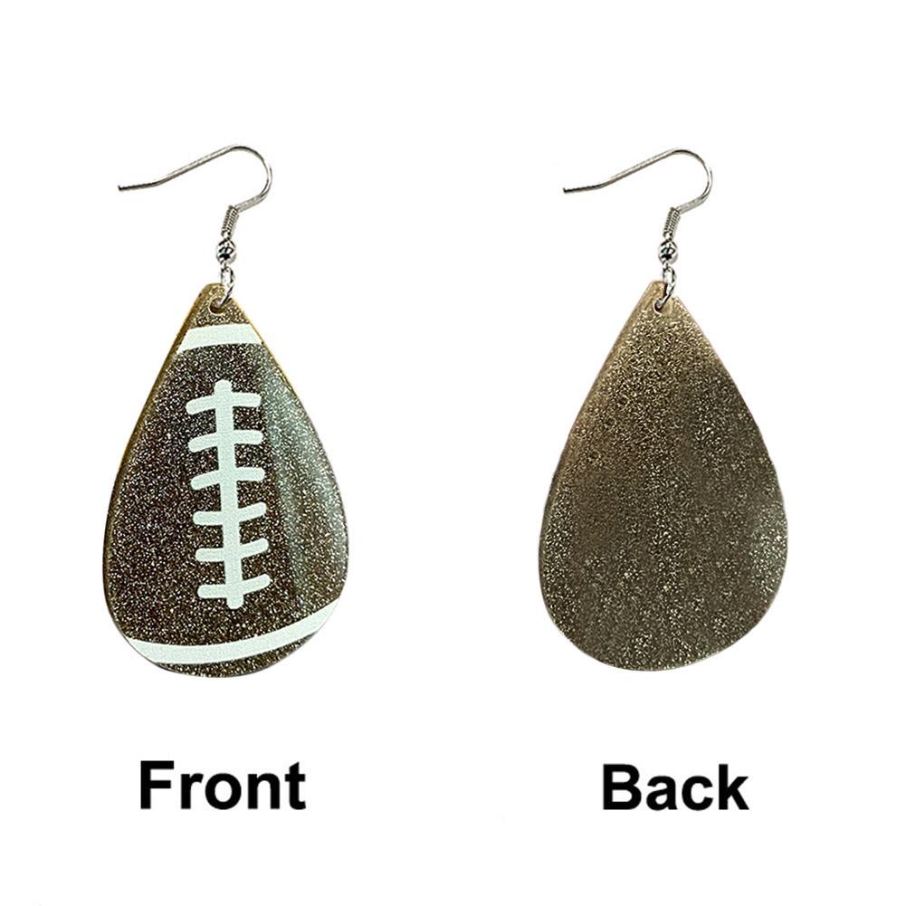 Bông Tai Thể Thao Hình Giọt Nước Bằng Acrylic W5I3